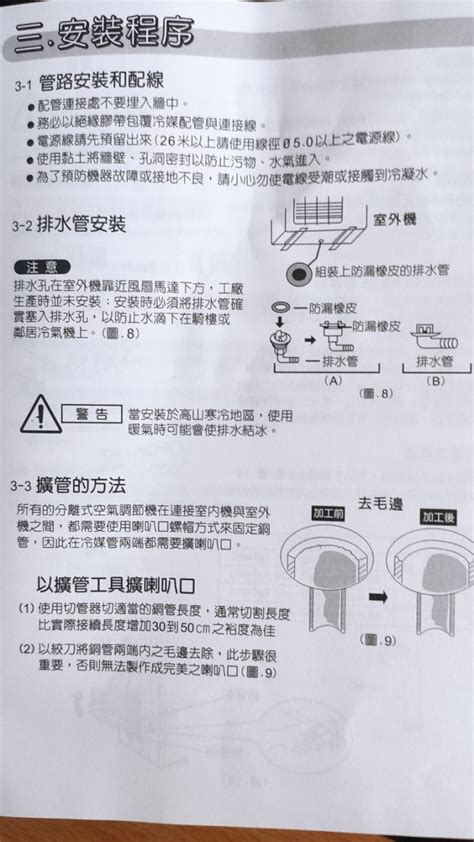 室外機排水孔|室外機排水管未裝